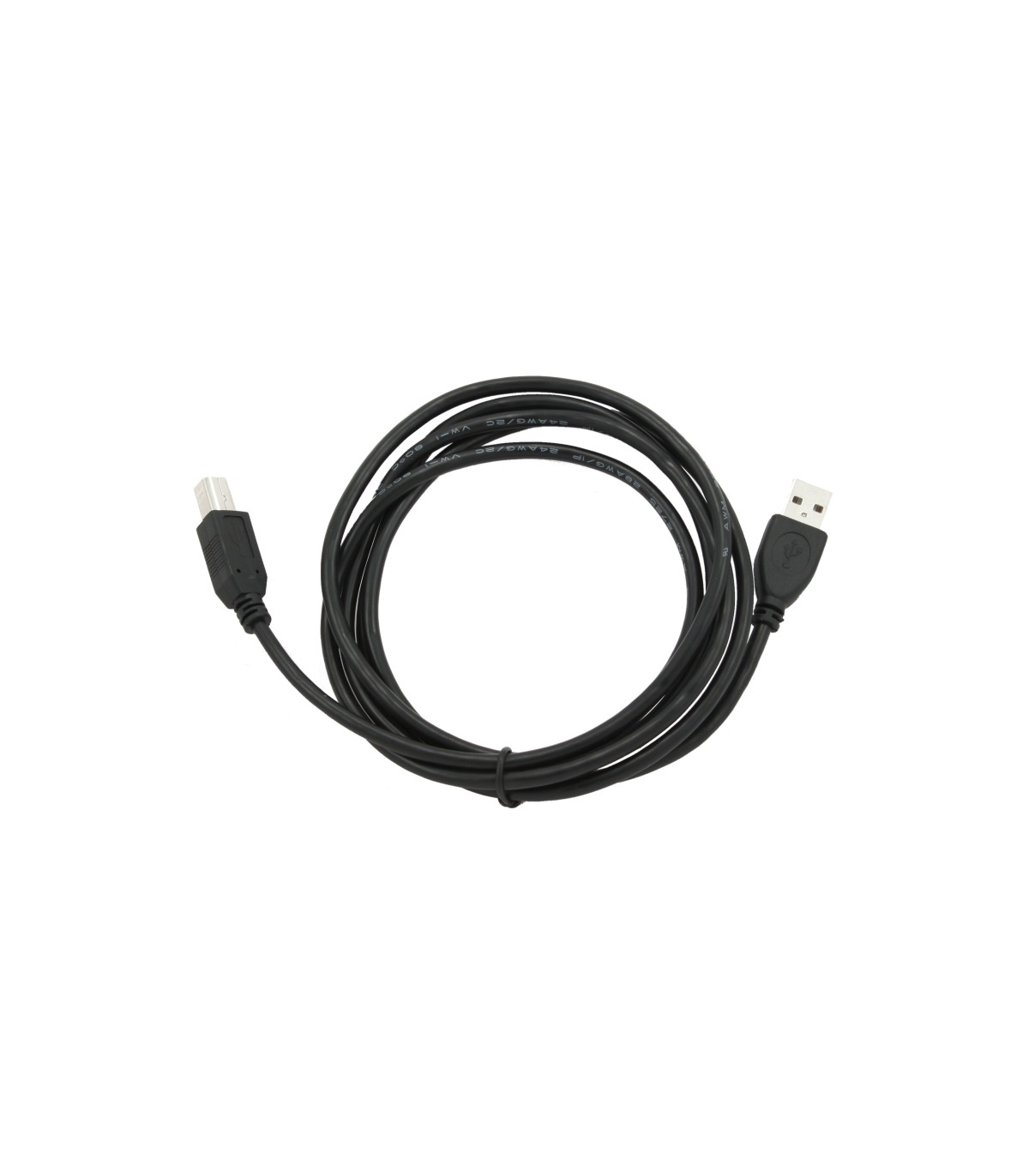 Gembird Cable USB 2.0 Tipo A/M-B/M 1.8 Mts Negro