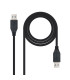 Nanocable Cable USB 3.0, tipo A/M-A/M, Negro, 1m