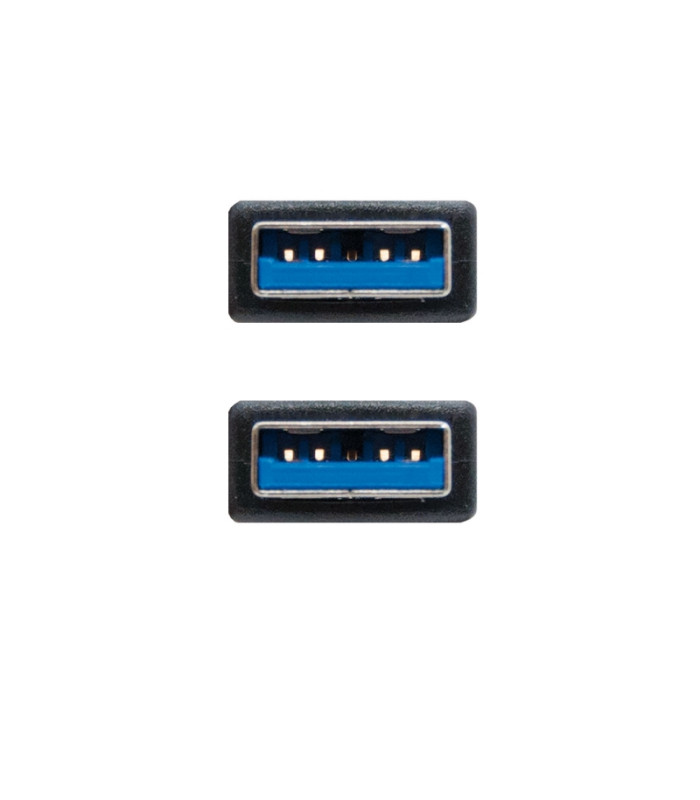 Nanocable Cable USB 3.0, tipo A/M-A/M, Negro, 1m