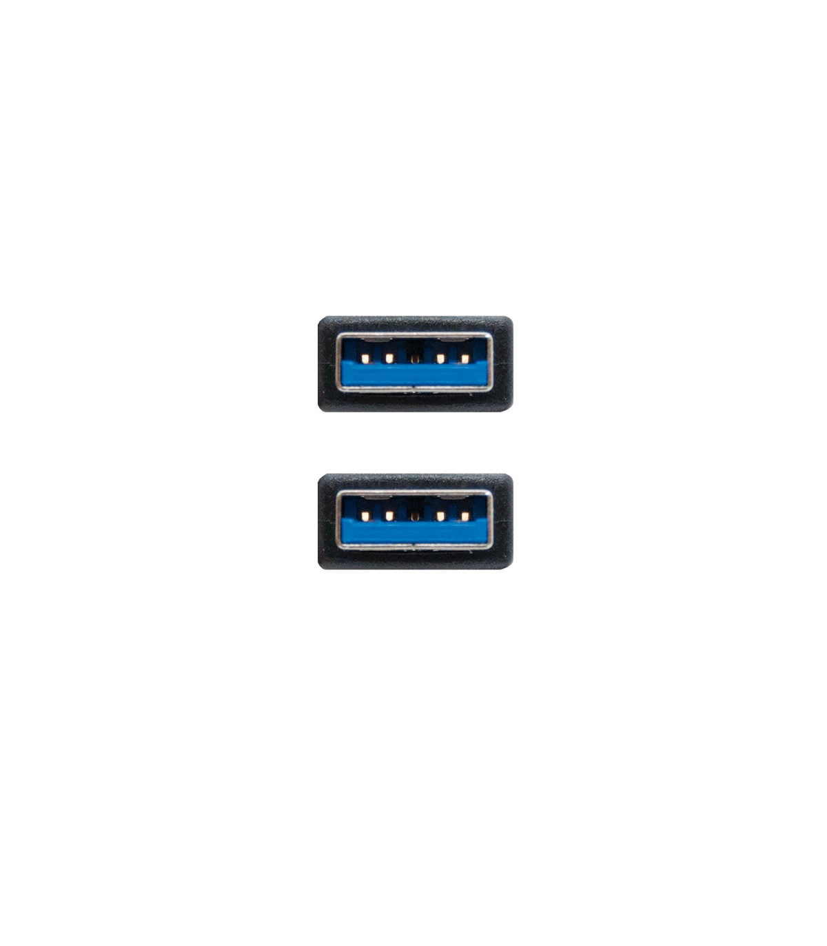 Nanocable Cable USB 3.0, tipo A/M-A/M, Negro, 1m