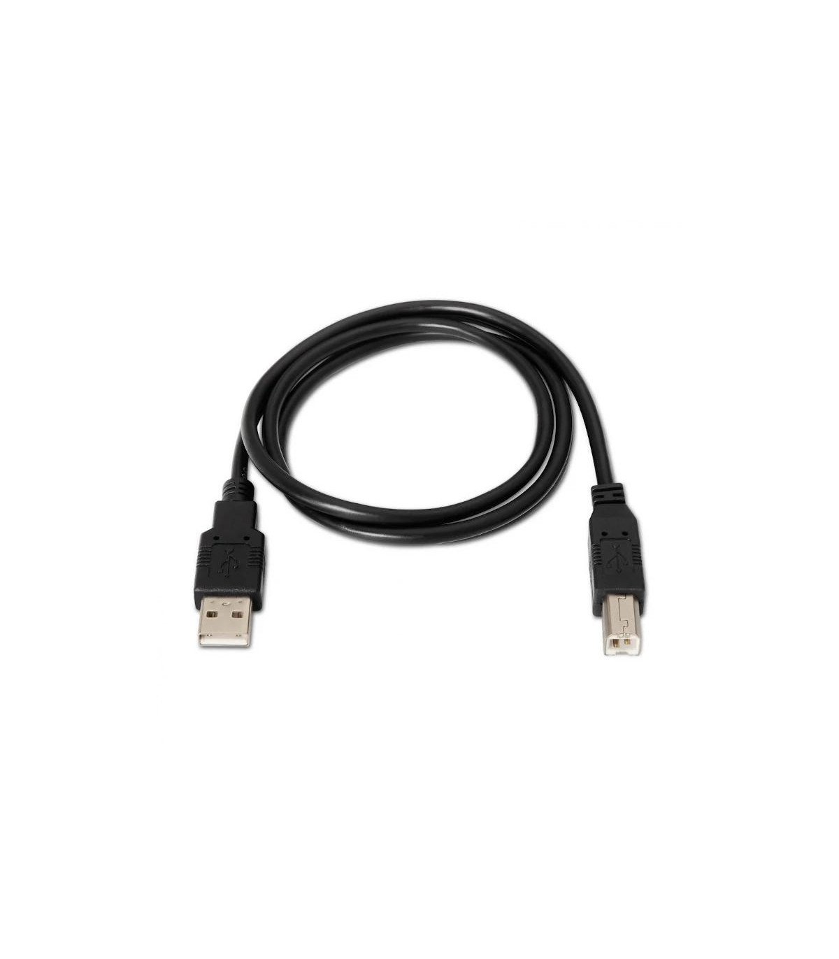 Aisens Cable USB 2.0 tipo A/M-B/M 1.8m