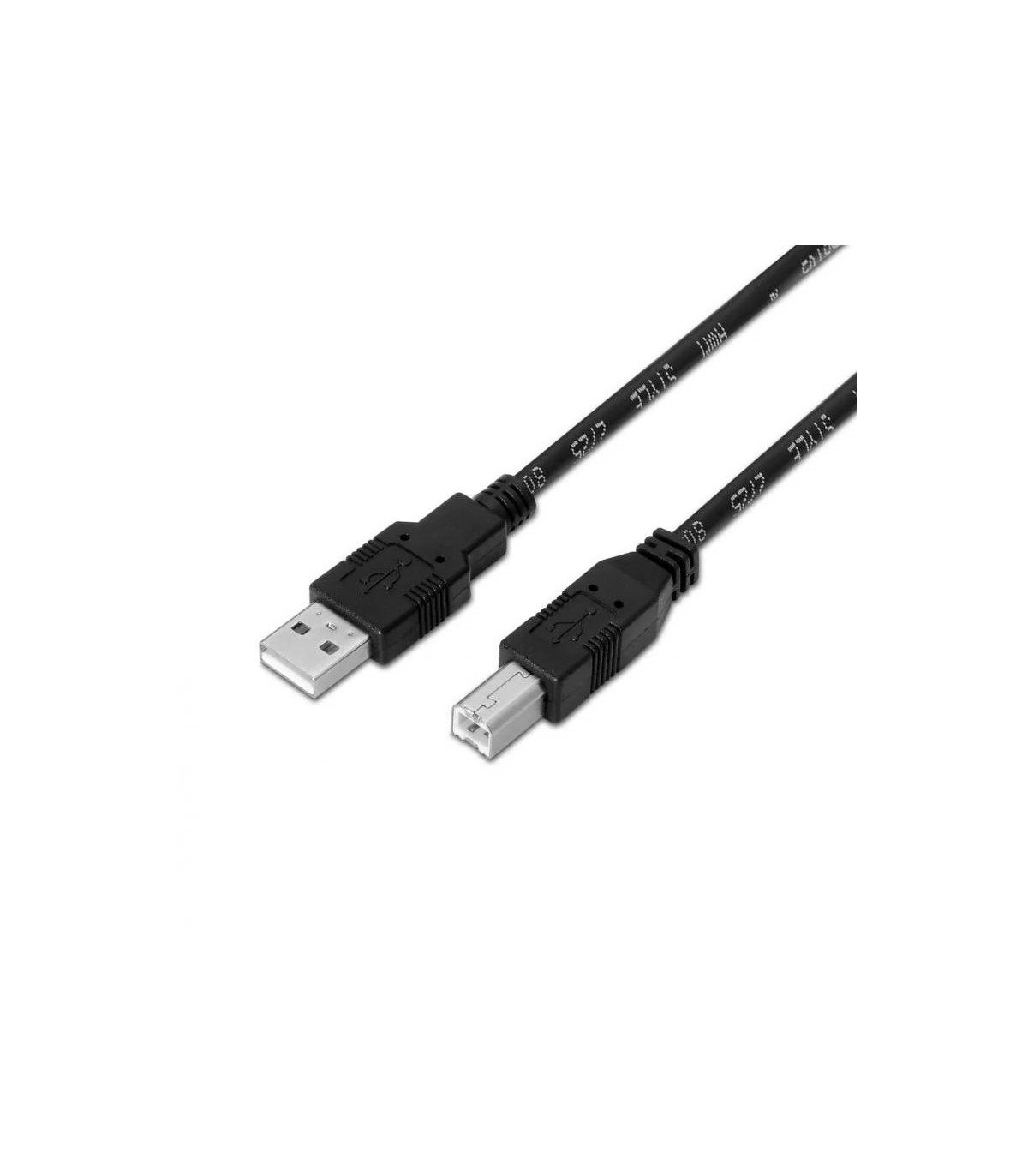Aisens Cable USB 2.0 Tipo A/M-B/M 3.0m