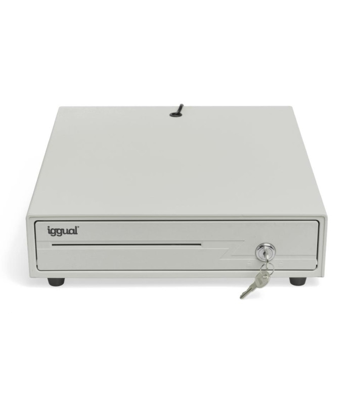 iggual Cajón portamonedas IRON-10W 38cm 4+6 blanco