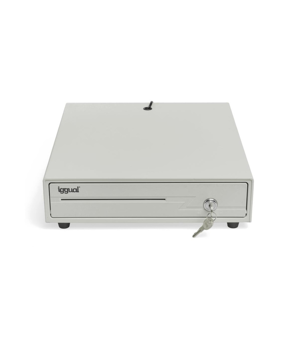 iggual Cajón portamonedas IRON-10W 38cm 4+6 blanco