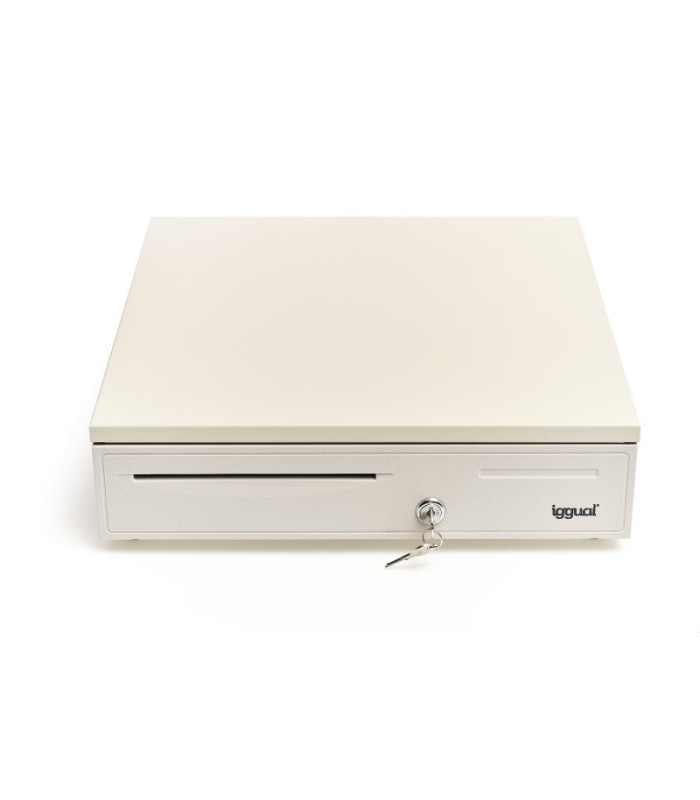 iggual Cajón Portamonedas IRON-50W 42cm 5+8 blanco