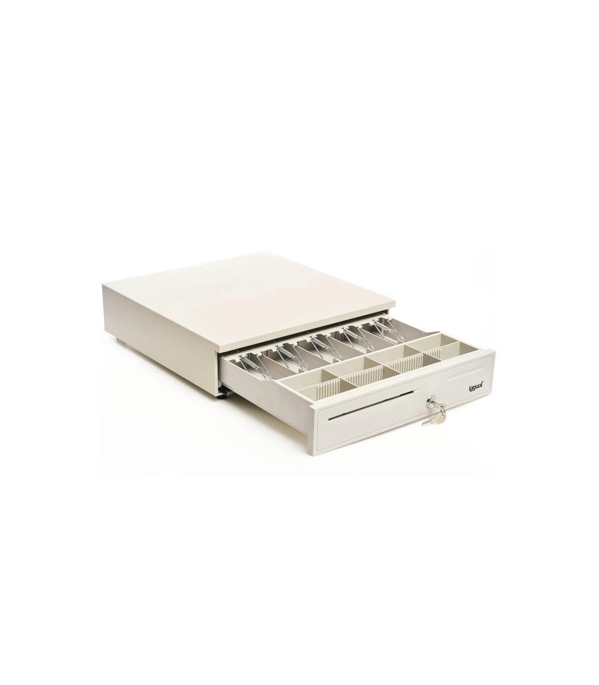 iggual Cajón Portamonedas IRON-50W 42cm 5+8 blanco