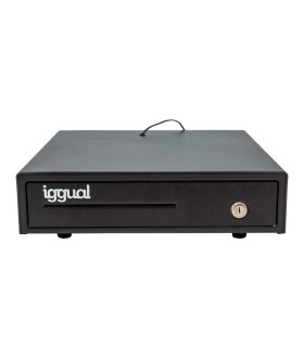 iggual Cajón Portamonedas IRON-15 37cm 4+8 negro