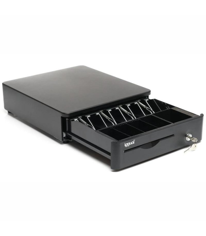 iggual Cajón Portamonedas IRON-10R 38cm 4+5 negro