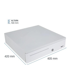 iggual Cajón portamonedas IRON-30PW 5+5 BlancoPuro