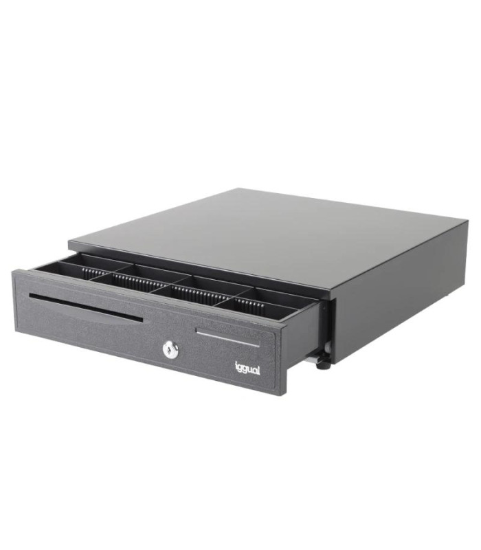 iggual Cajón portamonedas IRON-20 42cm 4+8 negro