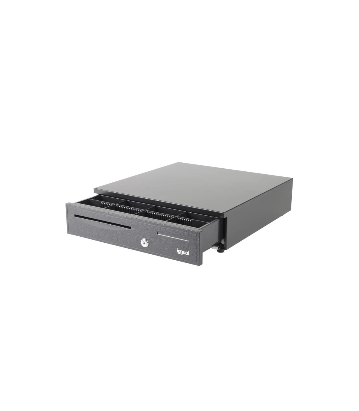 iggual Cajón portamonedas IRON-20 42cm 4+8 negro