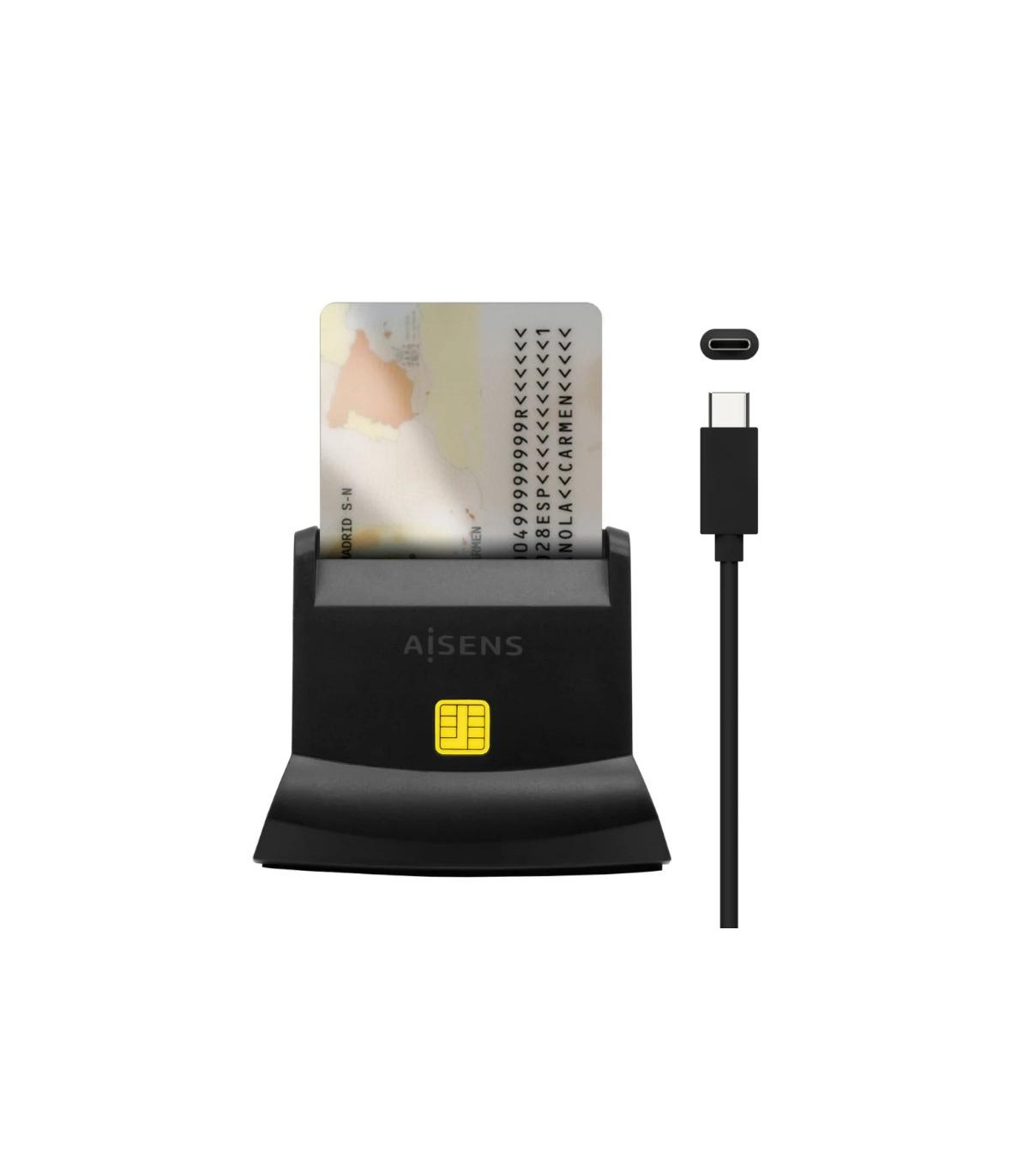 Aisens Lector DNI SIM SD MSD MMC RS-MMC MMC MUSBC