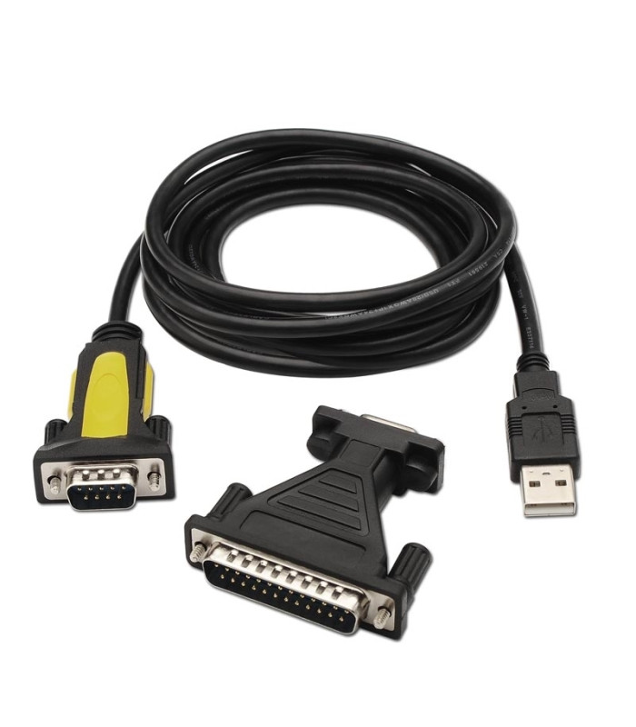 Nanocable Adaptador Usb a Serie  DB9M/25H