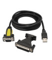 Nanocable Adaptador Usb a Serie DB9M/25H