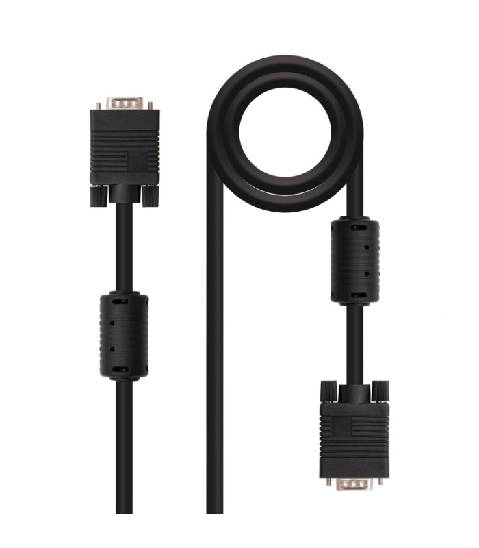 Nanocable Cable Conmutador Vga 10 M Negro