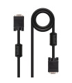 Nanocable Cable Conmutador Vga 3 M Negro