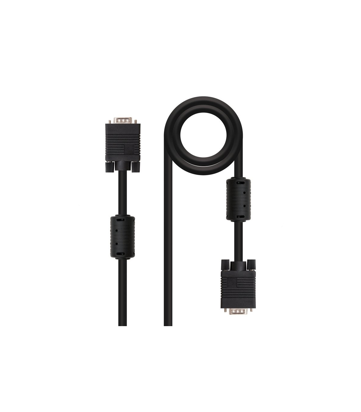 Nanocable Cable Conmutador Vga 3 M Negro