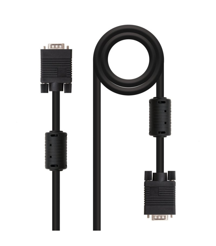 Nanocable Cable Conmutador Vga 1,8 M Negro