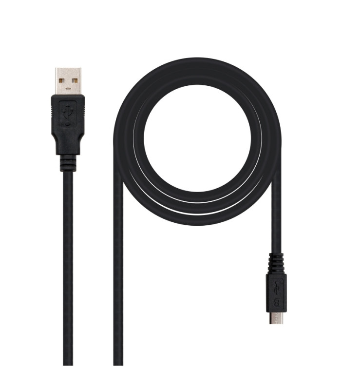 Nanocable Cable USB 2.0 A/M Micro USB B/M 0,8 M