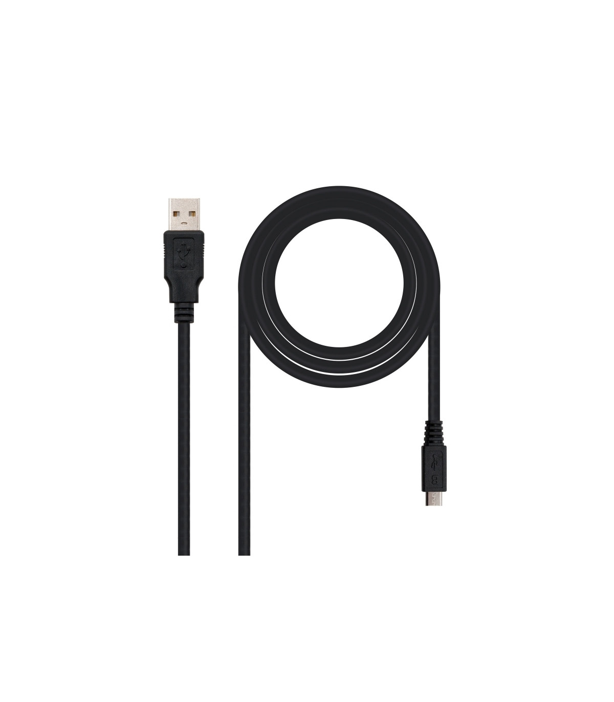 Nanocable Cable USB 2.0 A/M Micro USB B/M 0,8 M