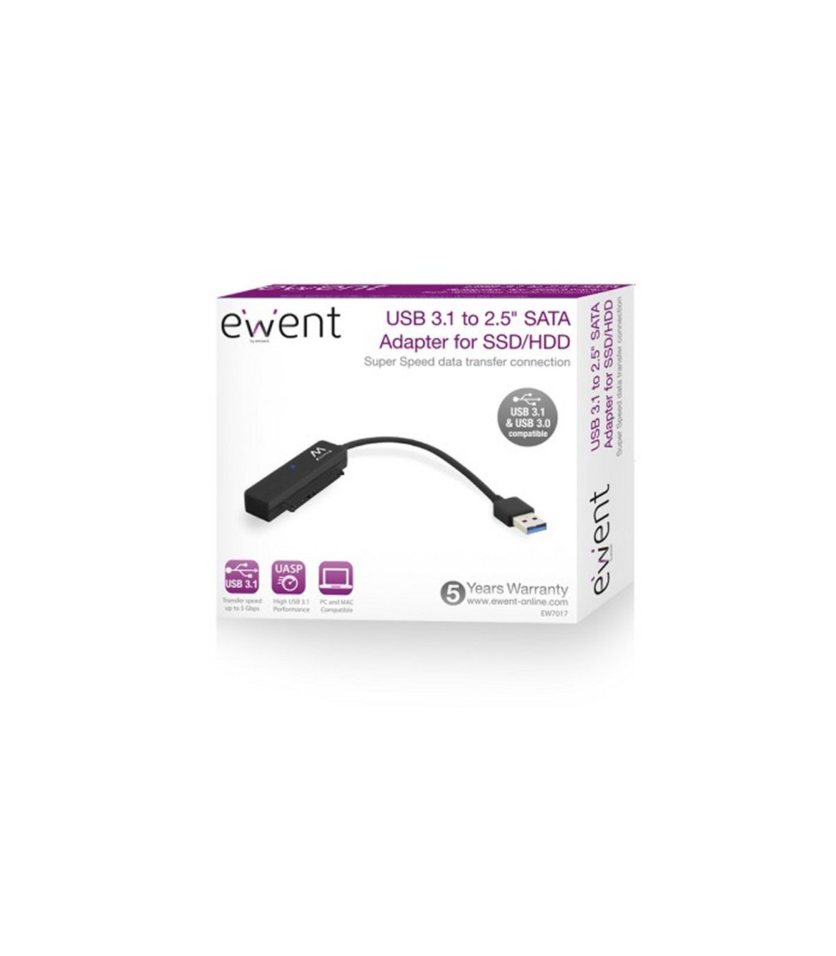 Ewent Cable USB 3.1 Adp Sata 2.5"SSD/HD