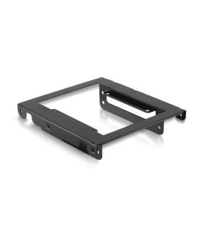 Nanocable Adaptador metálico 3,5" 2 HDD 2,5"