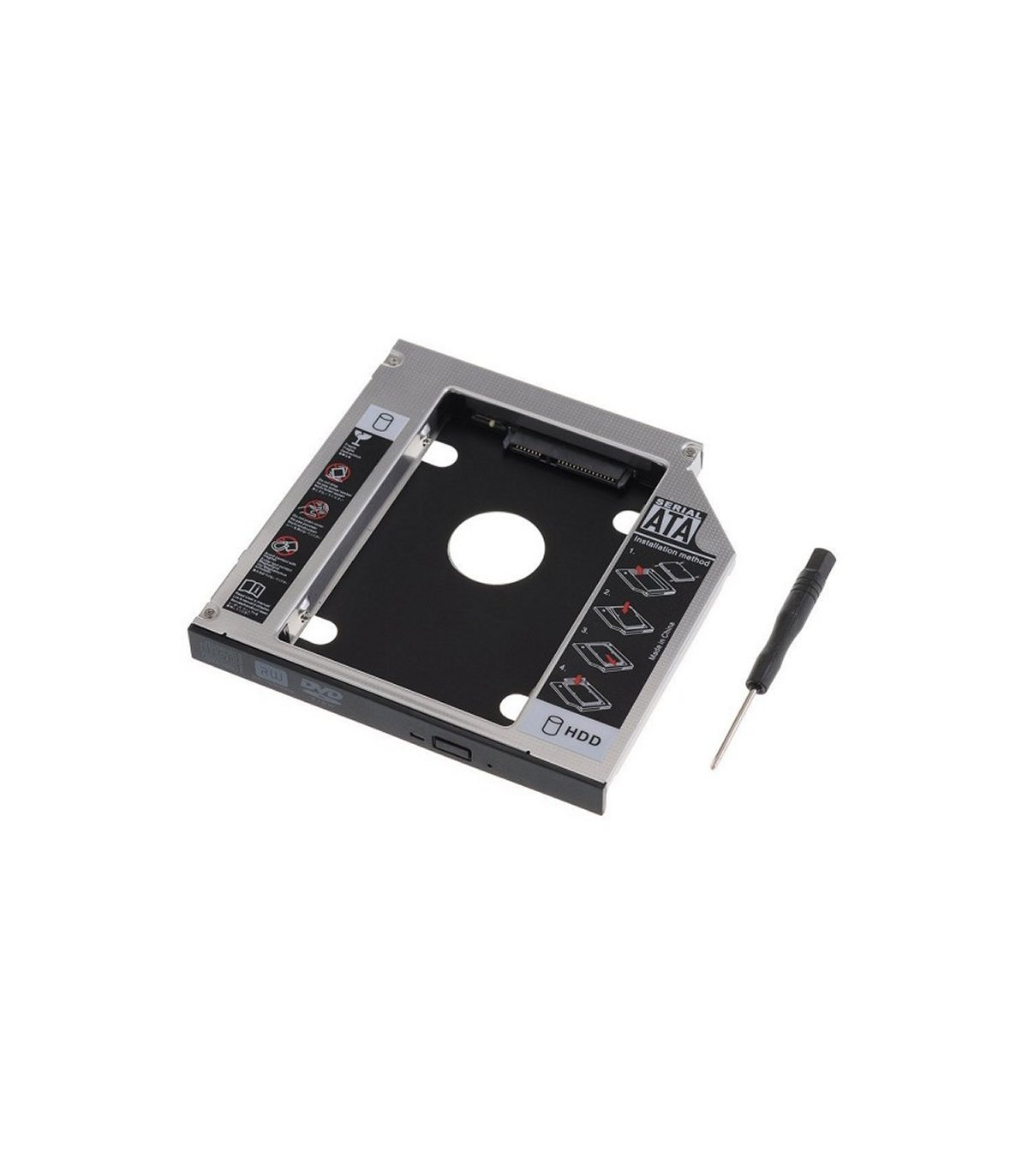 EWENT ADAP.HDD/SSD SATA PARA UNIDAD ÓPTICA 12.7mm