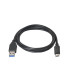 Nanocable Cable USB 3.1 Gen2 10Gbps3A USB-C/M-A/M