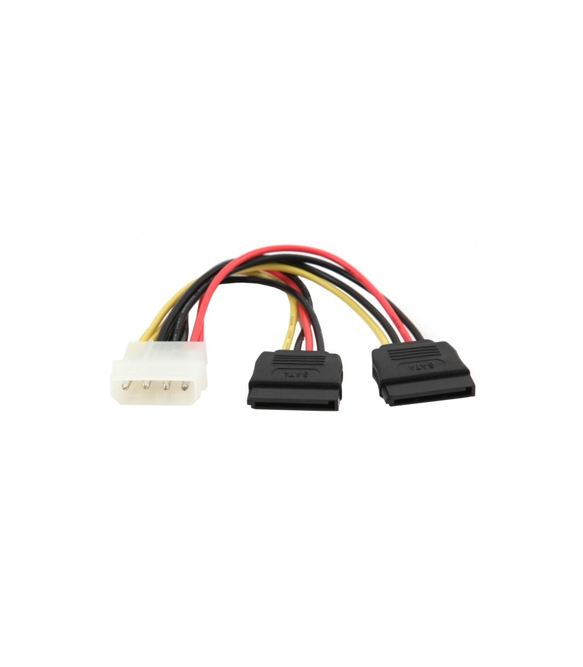 Gembird Cable de Alimentación Molex a 2x SATA 15cm