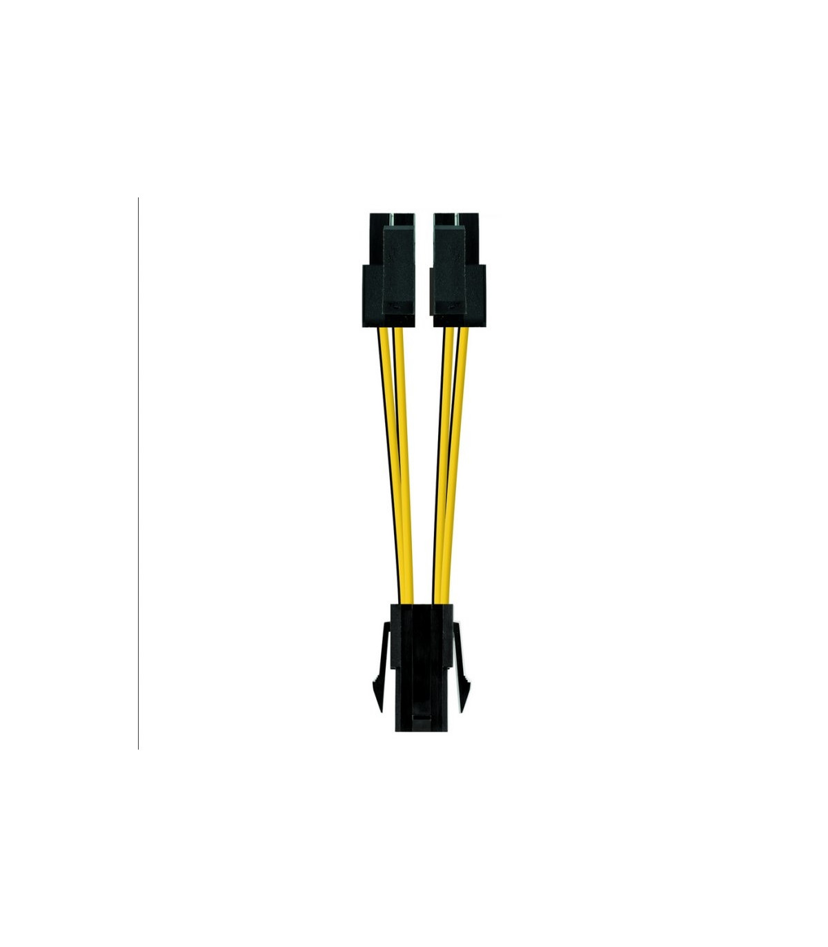 Nanocable Cable Alimentación 4PIN/H-4+4PIN/M, 15 c