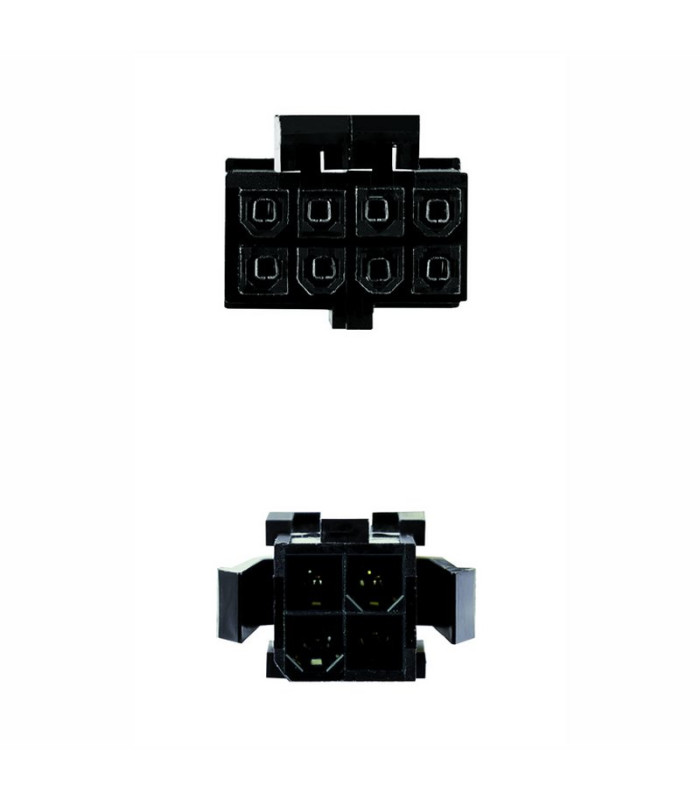 Nanocable Cable Alimentación 4PIN/H-4+4PIN/M, 15 c