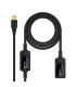 Nanocable Cable USB 2.0 Prolong. Amplificador 10M