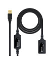 Nanocable Cable USB 2.0 Prolong. Amplificador 10M