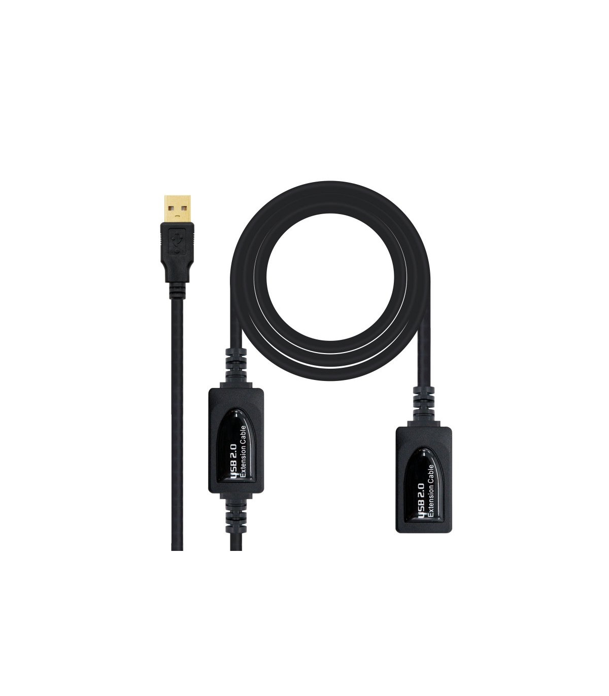 Nanocable Cable USB 2.0 Prolong. Amplificador 10M
