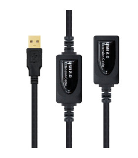 Nanocable Cable USB 2.0 Prolong. Amplificador 10M