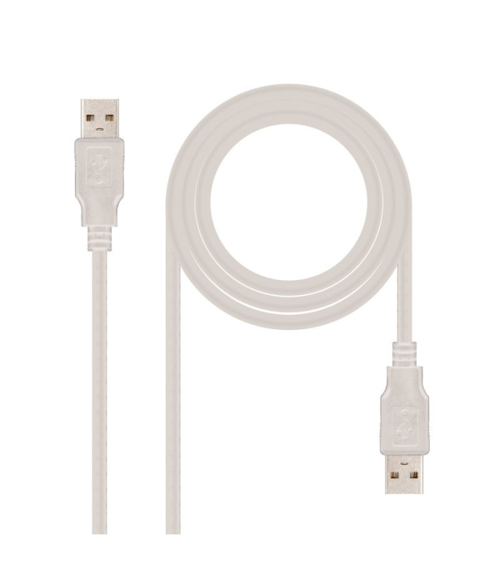 Nanocable Cable USB 2.0, Tipo A/M-A/M, 2.0 m