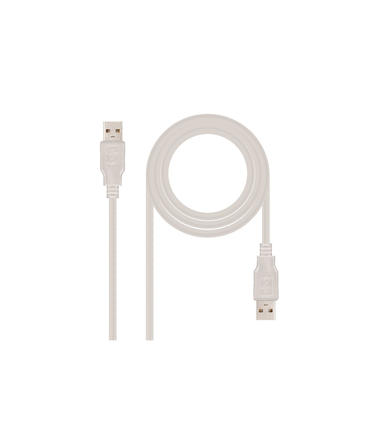 Nanocable Cable USB 2.0, Tipo A/M-A/M, 2.0 m