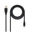Nanocable Cable USB 2.0 Tipo A/M-Mini USB 5PIN/M1M