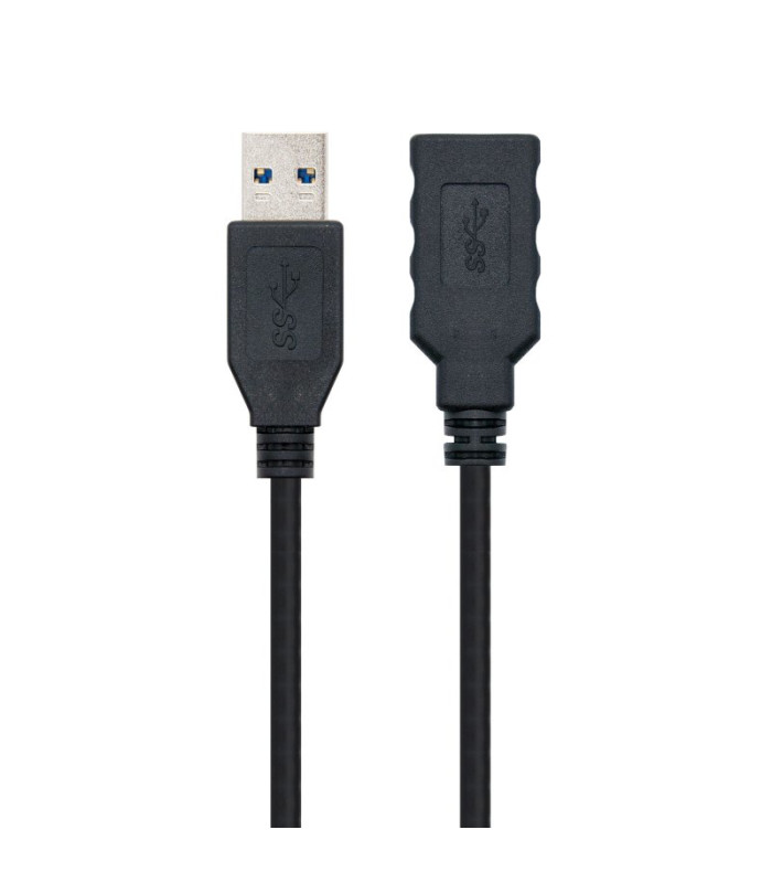 Nanocable Cable USB 3.0 Tipo A/M-A/H Negro 3.0 m