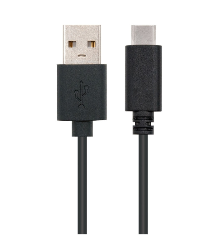 Nanocable Cable USB 2.0 3A Tipo USB-C/M-A/M 2 M
