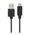 Nanocable Cable USB 2.0 3A Tipo USB-C/M-A/M 2 M
