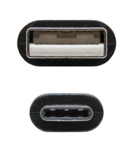Nanocable Cable USB 2.0 3A Tipo USB-C/M-A/M 2 M