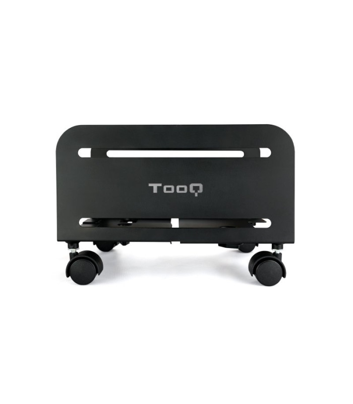 TooQ Soporte para CPU de SUELO con ruedas negro
