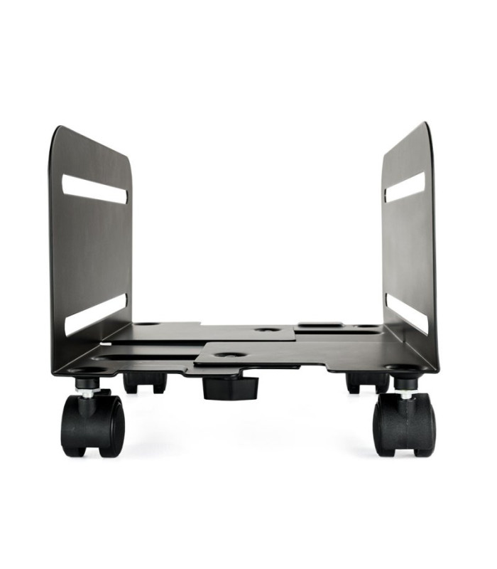 TooQ Soporte para CPU de SUELO con ruedas negro