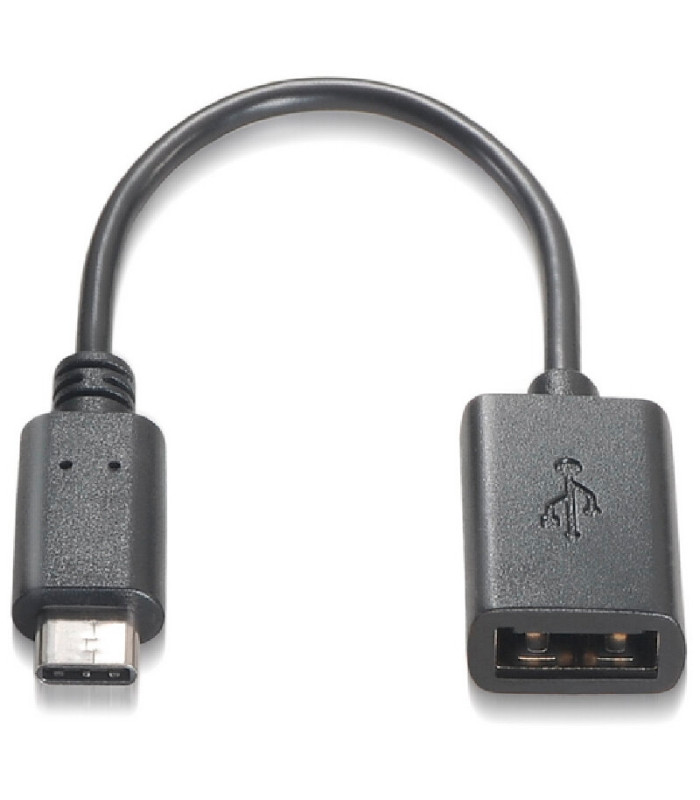 Nanocable Cable USB 2.0 3A, USB-C/M-A/F, 15cm