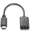 Nanocable Cable USB 2.0 3A, USB-C/M-A/F, 15cm