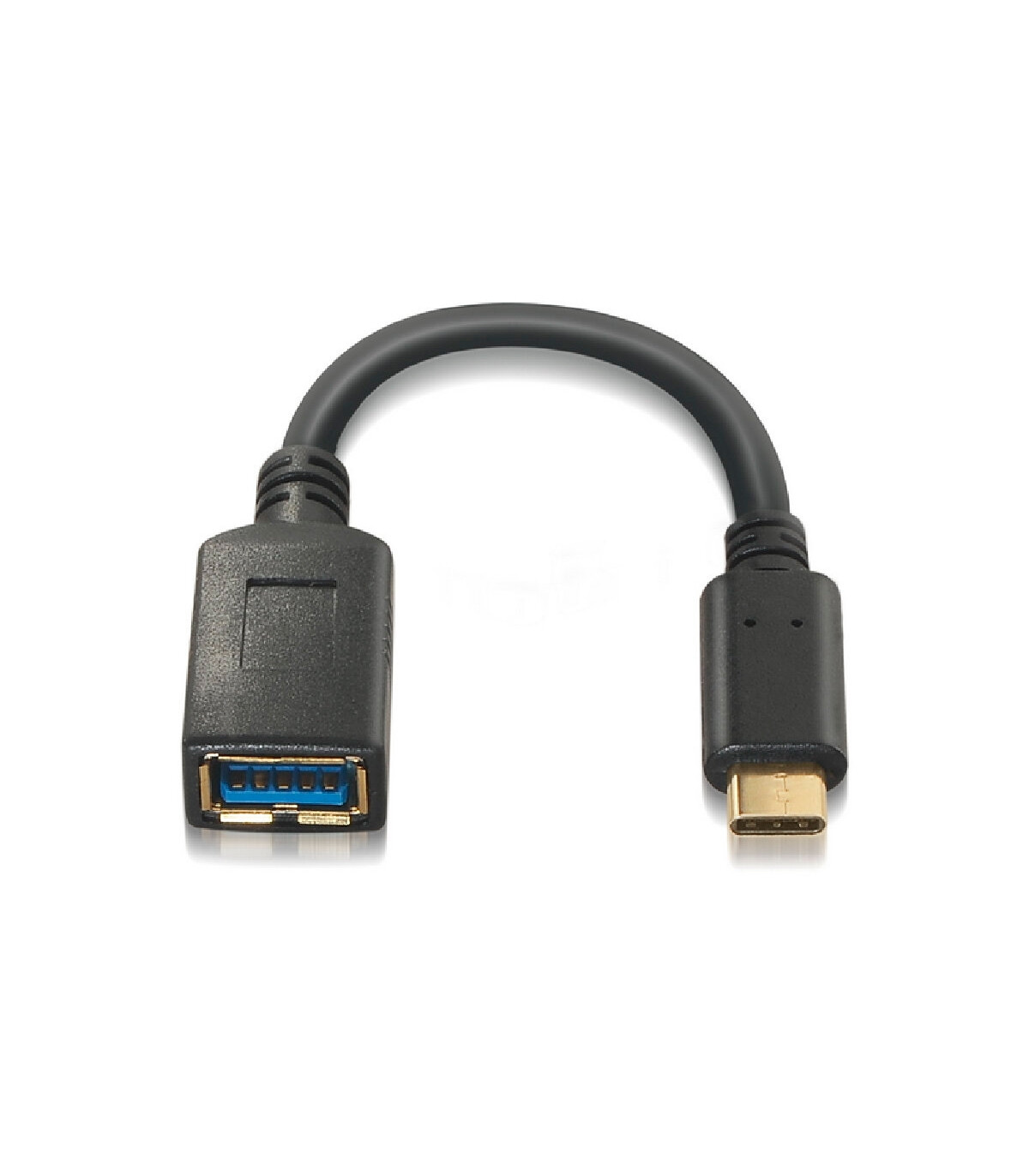 Nanocable Cable USB 3.1 Gen1 3A, USB-C/M-A/F, 15cm
