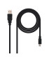 Nanocable Cable USB 2.0, A/M-Mini B/M, negro, 0.5m