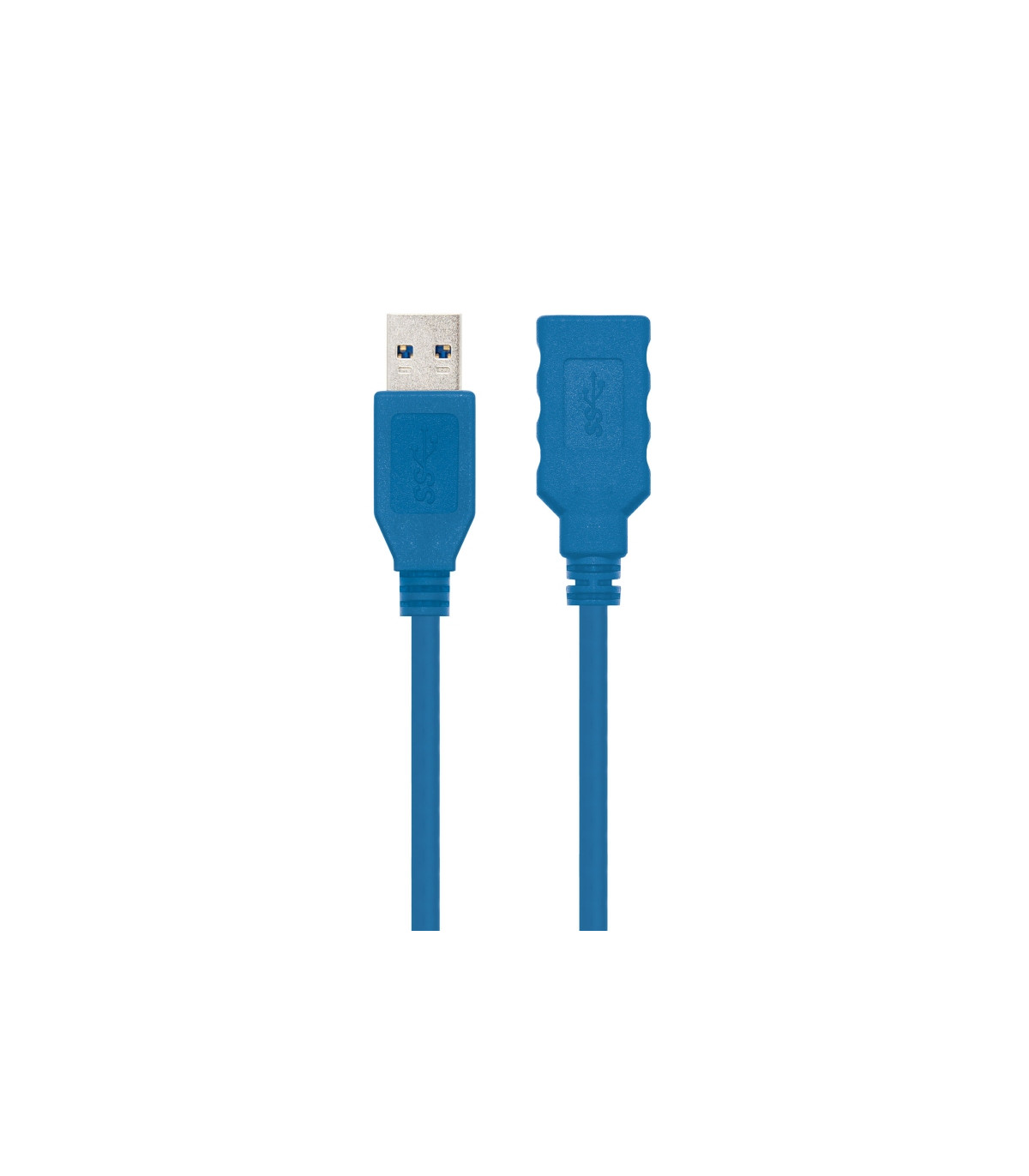 Nanocable Cable USB 3.0, A/M-A/H, Azul, 1 m