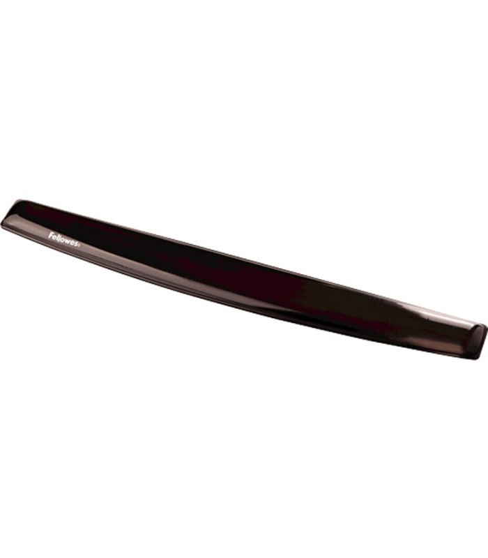 Fellowes Reposamuñecas teclado gel Crystal Negro